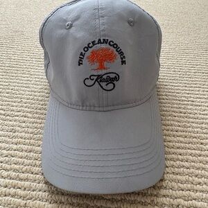 Light Gray Baseball Cap with Kiawah golf Ocean Course Logo